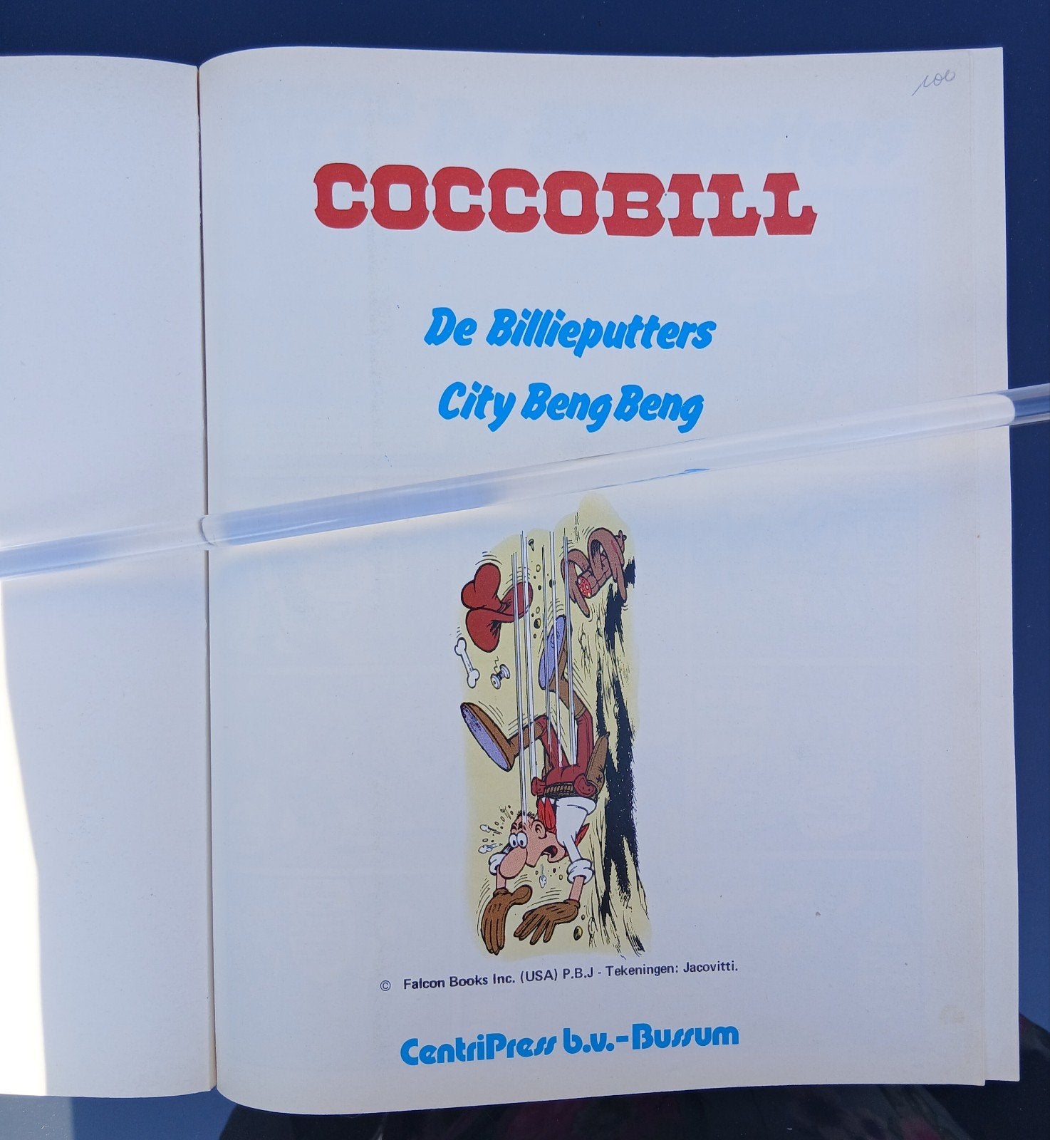 Cocco Bill 1 & 2: Humoristische Western Parodie, Gelezen, Benito Jacovitti, Ophalen of Verzenden, Meerdere stripboeken