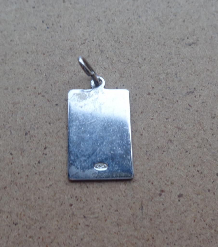 zilveren hanger sterrenbeeld stier [816], Verzenden, Zo goed als nieuw, Kruis of Symbool, Zilver