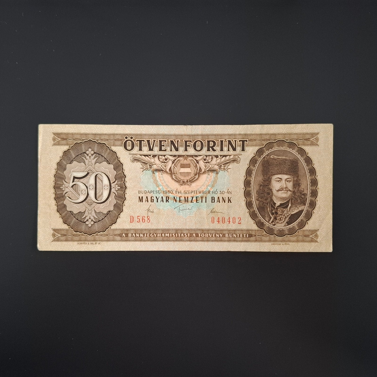 50 forint Hongarije #033, Verzenden, Hongarije, Los biljet