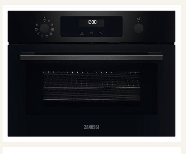 Nu!! Nette!! Inbouw combi magnetron, Zanussi, ZVEKM6K2, Hete lucht, Zanussi, Refurbished, Ophalen of Verzenden