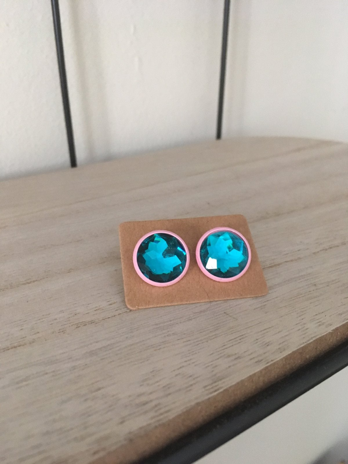 Blauwe oorbellen, Overige materialen, Blauw, Nieuw, Ophalen of Verzenden