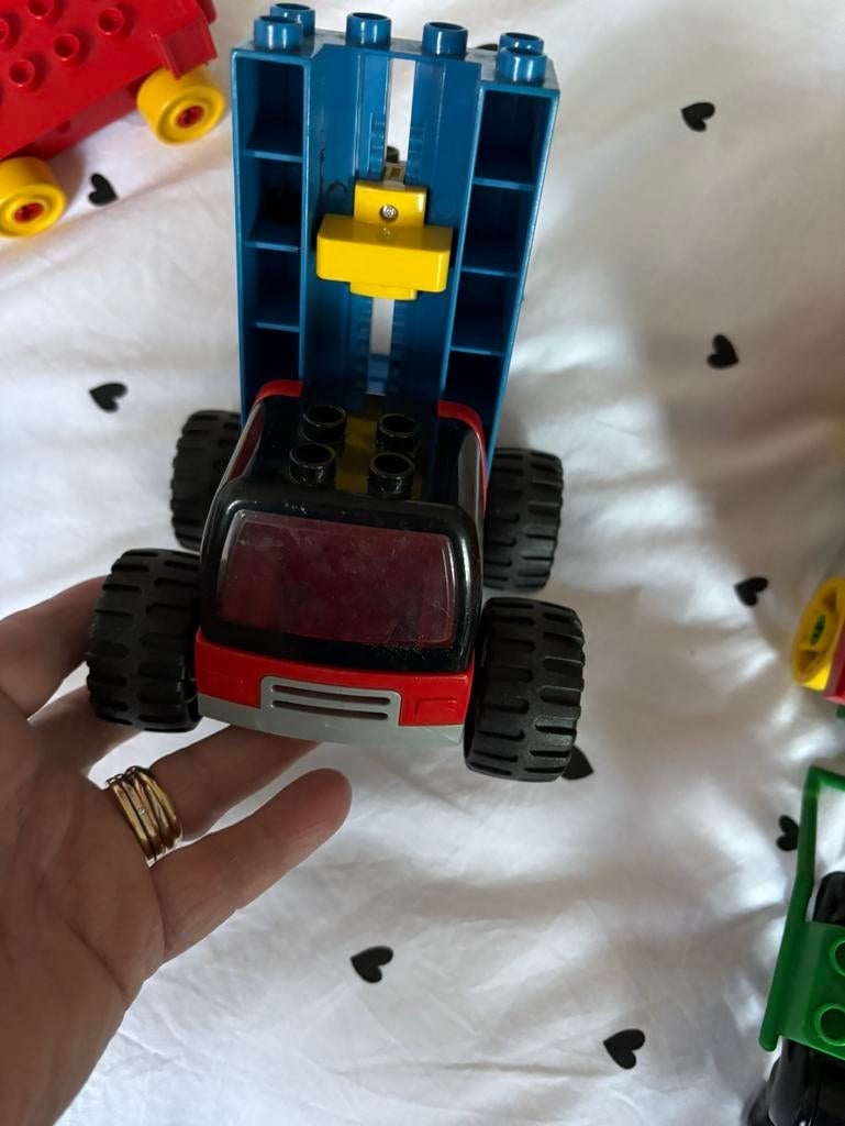 Heftruck Lego Duplo, Kinderen en Baby's, Speelgoed | Duplo en Lego, Ophalen of Verzenden, Zo goed als nieuw, Duplo