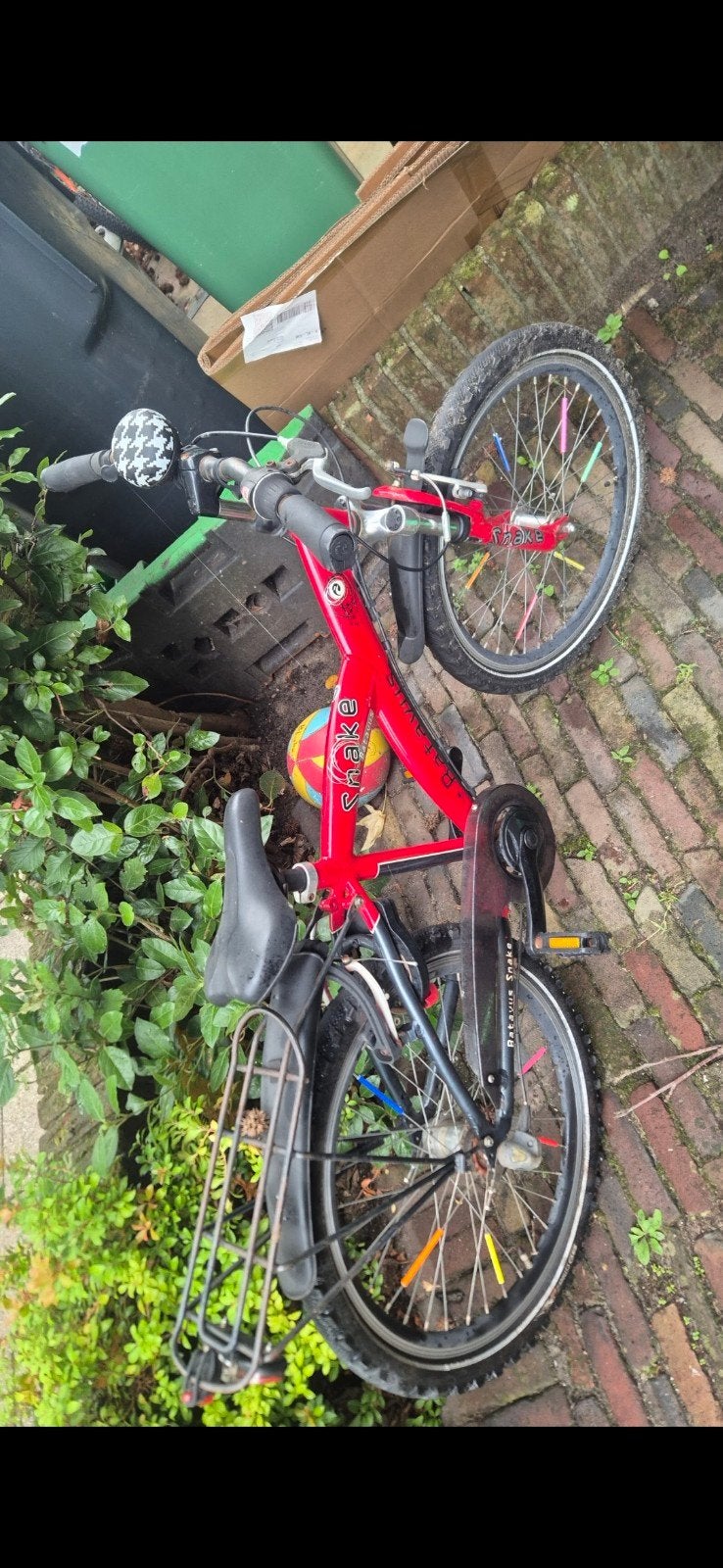 Batavus Snake Kinderfiets Rood - 20 inch, Gebruikt, Batavus, Ophalen of Verzenden, Terugtraprem