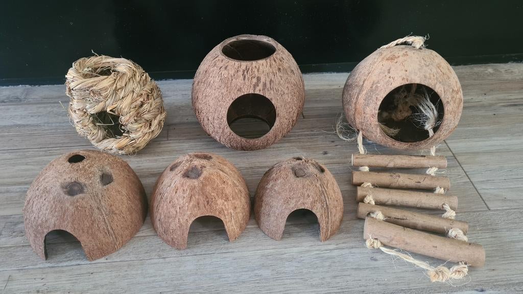 Kokosnitenhuisjes voor hamsters, Ophalen of Verzenden