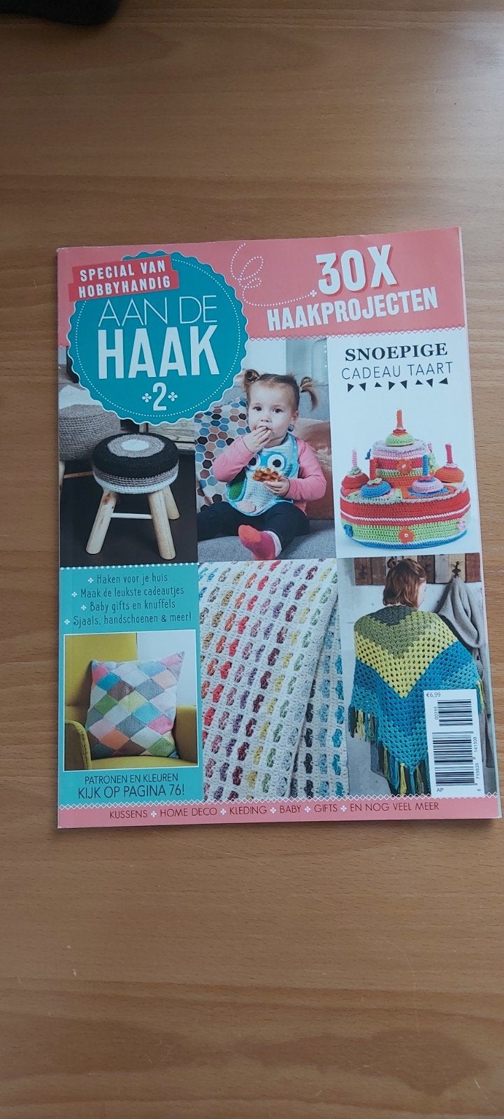 Aan de Haak +2: 30x Haakprojecten - Hobbytijdschrift, Boeken, Zo goed als nieuw, Ophalen, Breien en Haken, Geschikt voor kinderen