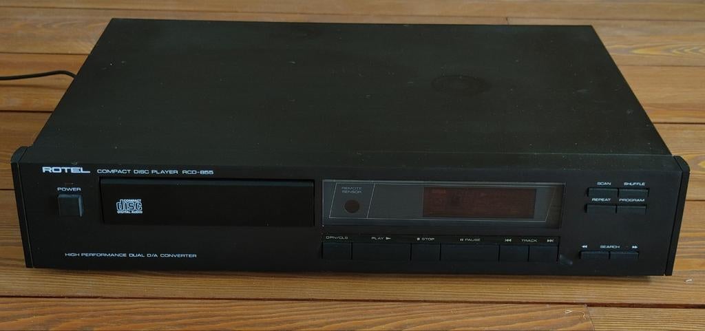 Rotel RCD-855 Compact Disc Speler TDA1541a, Ophalen of Verzenden, Gebruikt, Overige merken