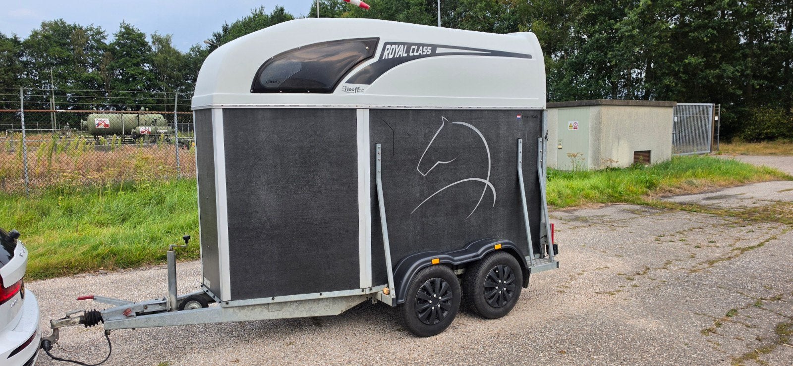 Atec C2 Royal Class, Dieren en Toebehoren, Ophalen, Gebruikt, Hout, 1½-paards trailer