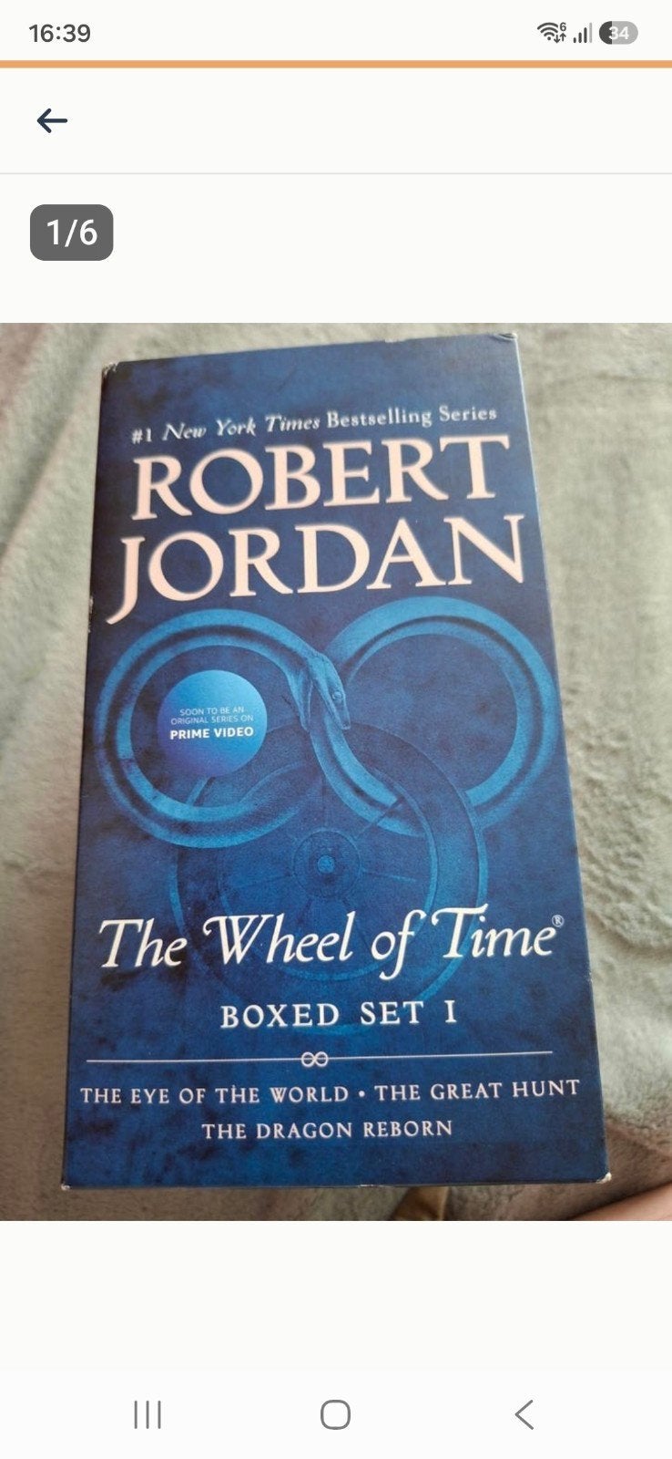 3 boeken The Wheel of Time Boxed set 1, Ophalen, Zo goed als nieuw, Robert Jordan