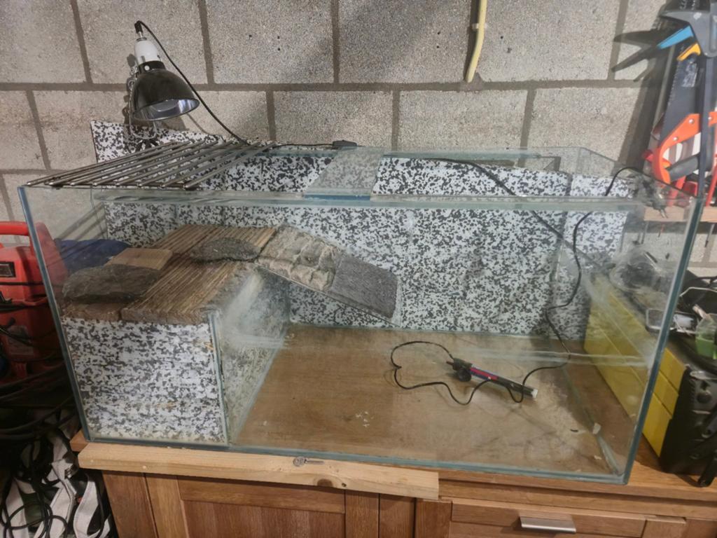 Schildpadden aquarium 100x50, Ophalen of Verzenden, Leeg aquarium