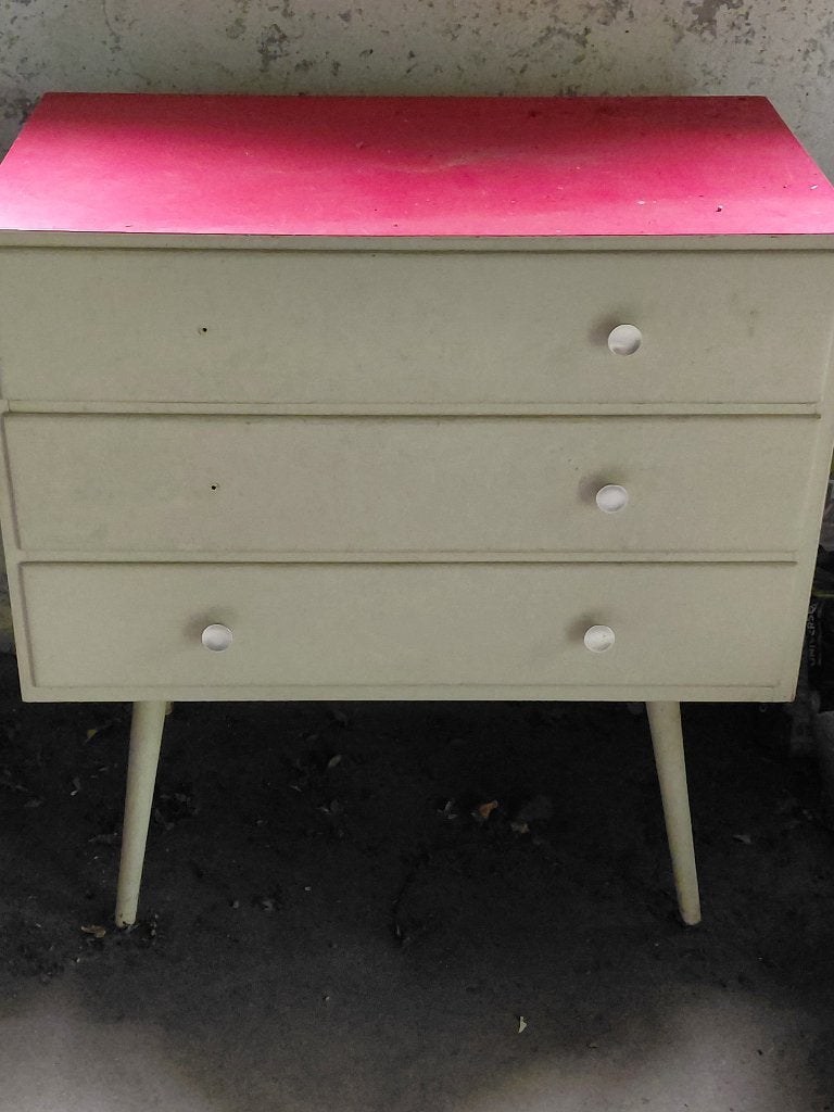 vintage commode, Kinderen en Baby's, Kinderkamer | Commodes en Kasten, Gebruikt, 50 tot 70 cm, 75 tot 100 cm, Ophalen