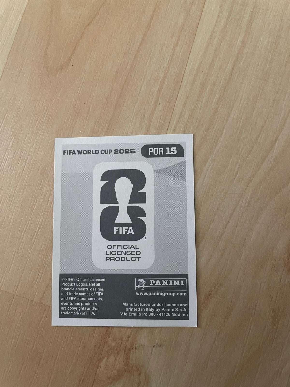 Cristiano Ronaldo Panini FIFA World Cup 2026 Sticker, Ophalen of Verzenden, Nieuw, Buitenlandse clubs, Poster, Plaatje of Sticker