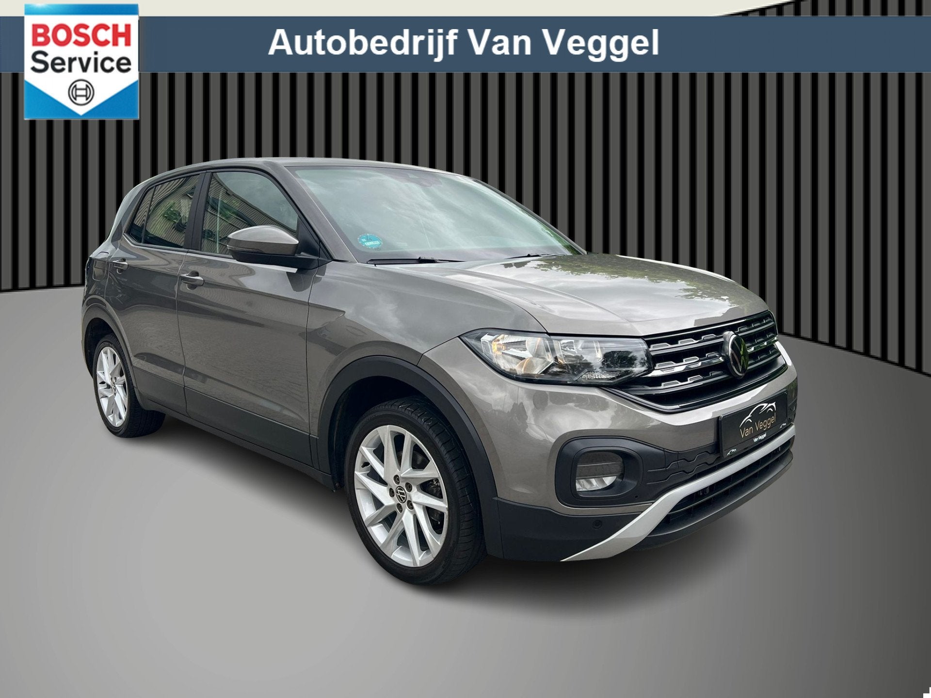 Volkswagen T-Cross 1.0 TSI Life Business airco, cruise, pdc,, Auto's, Voorwielaandrijving, Gebruikt, Zwart, 1158 kg