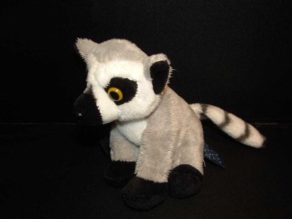 RAVENSDEN AQUAZOO RINGSTAARTMAKI VELOURS GRI, Kinderen en Baby's, Speelgoed | Knuffels en Pluche, Ophalen of Verzenden, Nieuw