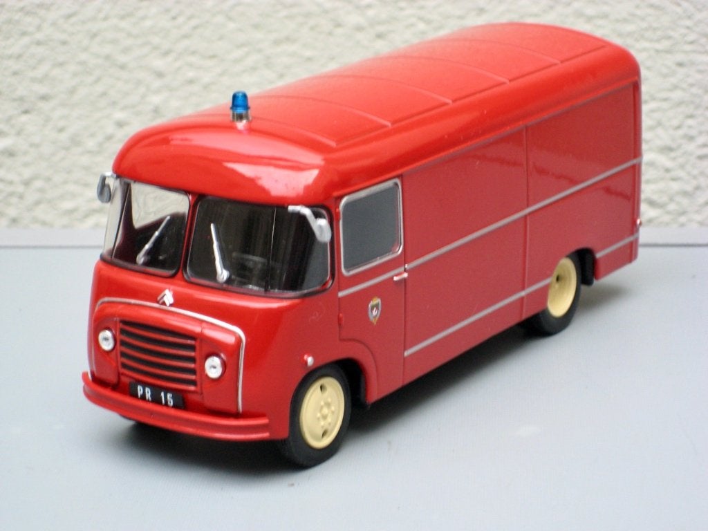 Citroen U23.50 Heuliez PR15 bestelbus SP Paris Hachette 1:43, Ophalen of Verzenden, Nieuw, Auto, Overige merken