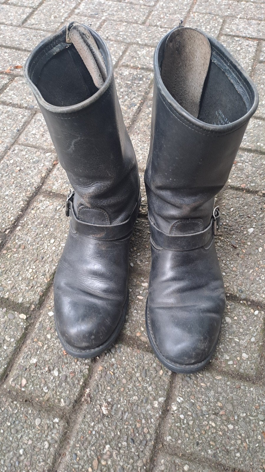 Harley Davidson motorlaarzen maat 10 1/2, gebruikt, Motoren, Kleding | Motorkleding, Ophalen of Verzenden, Tweedehands, Laarzen