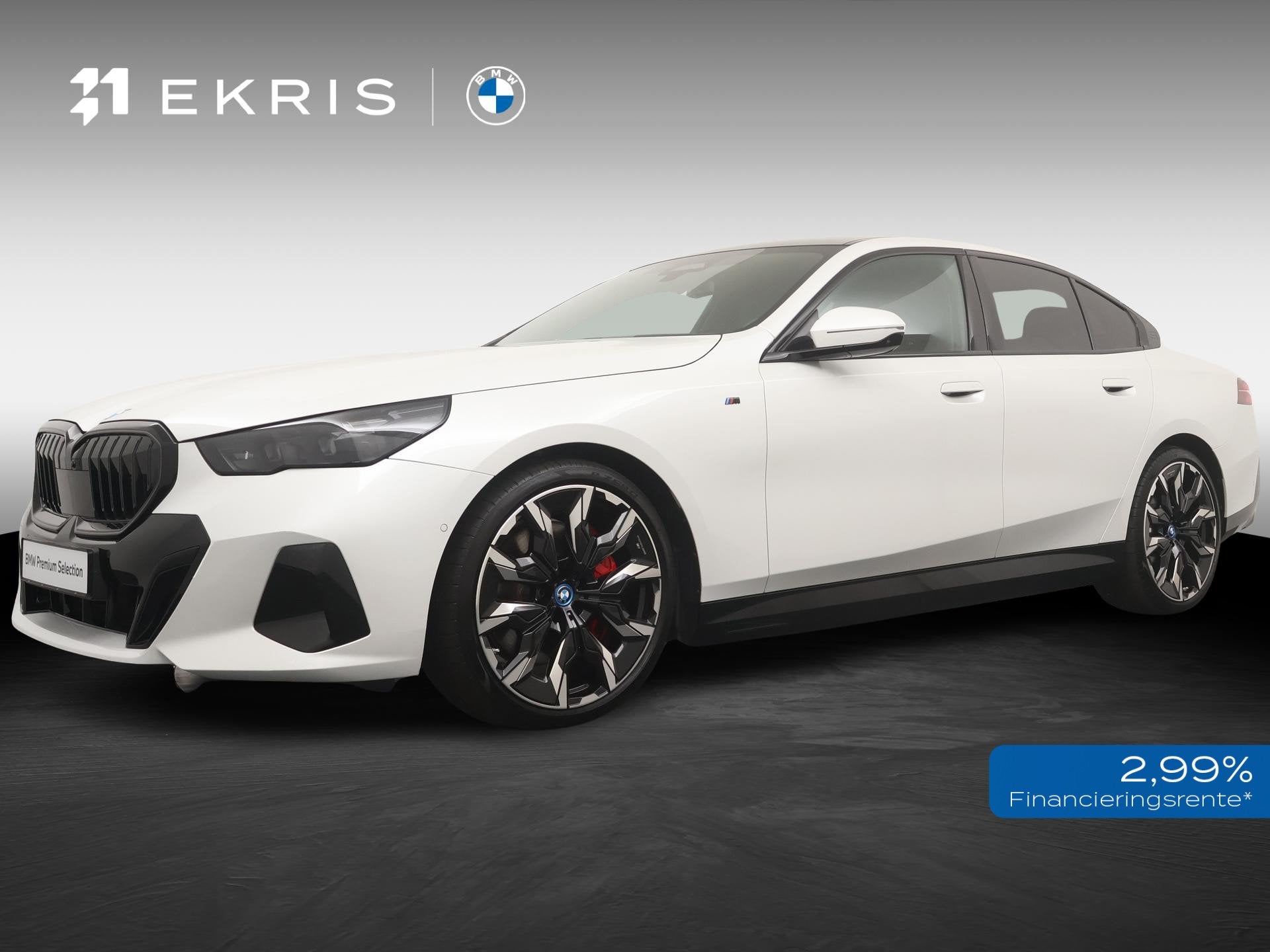 BMW i5 eDrive40 84 kWh M Sport Pro | Glazen Panoramadak | 21, Achterwielaandrijving, Gebruikt, Zwart, Met garantie (alle)