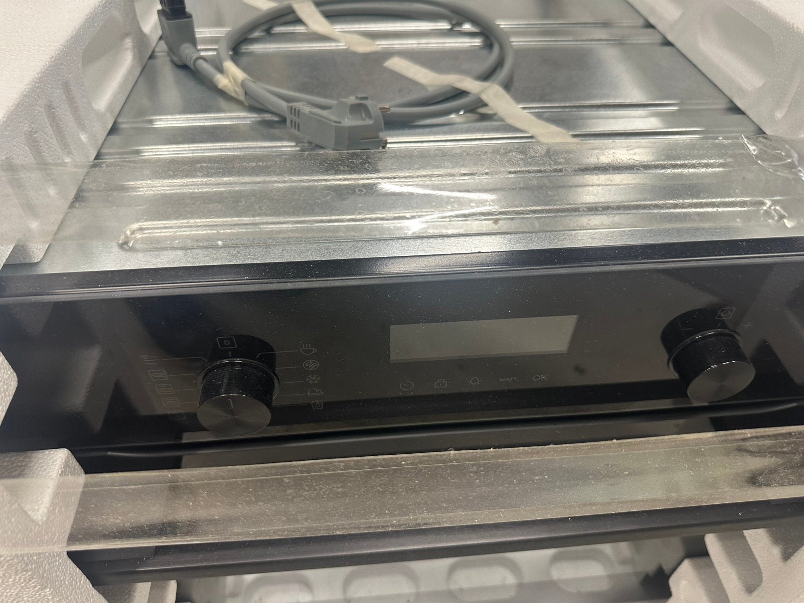 Nieuwe AEG magnetron NKM5N401B, Ophalen of Verzenden, Zo goed als nieuw, Grill, Inbouw