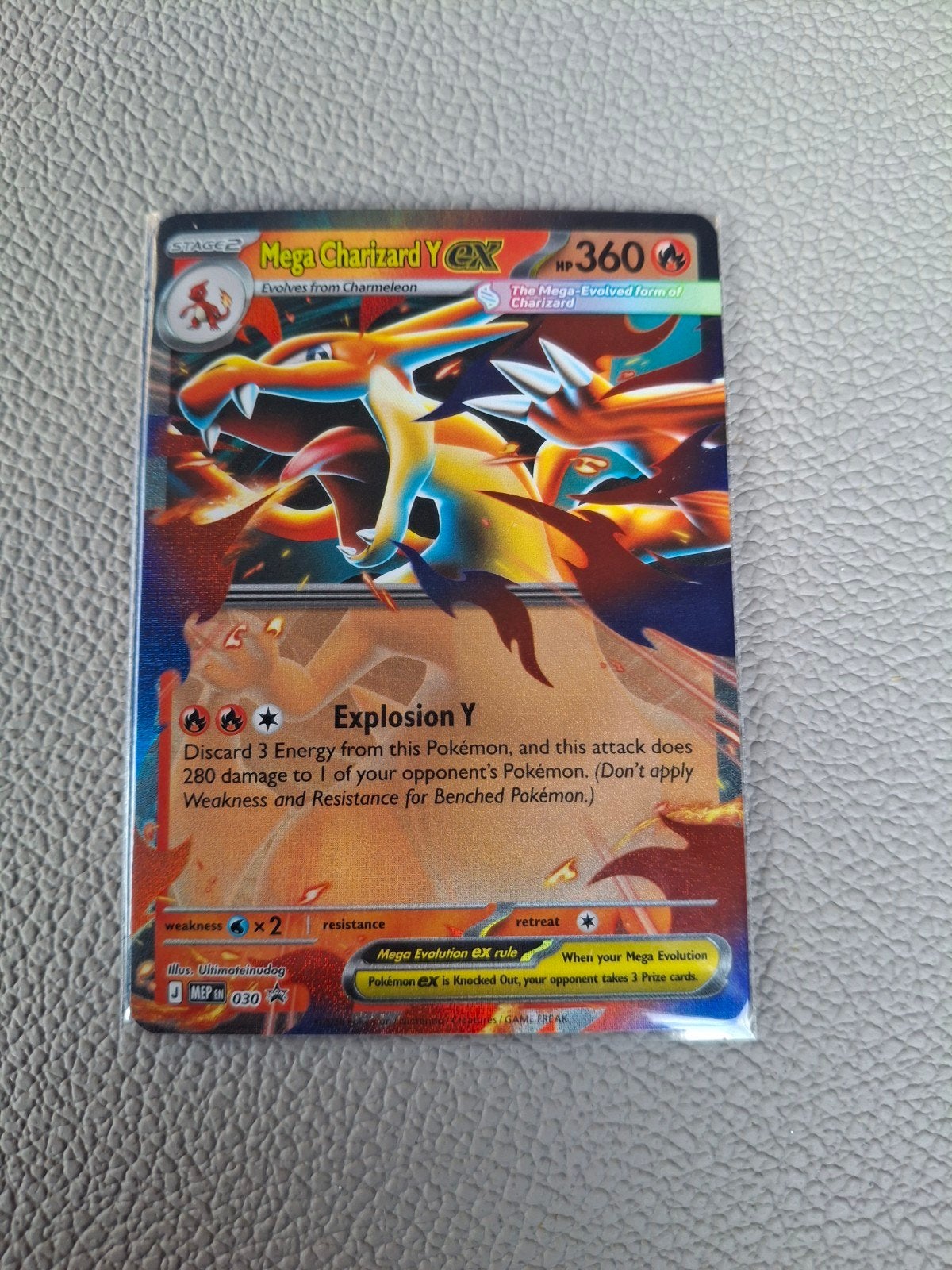 Mega Charizard Y EX Pokémon kaart (Foil), Ophalen of Verzenden