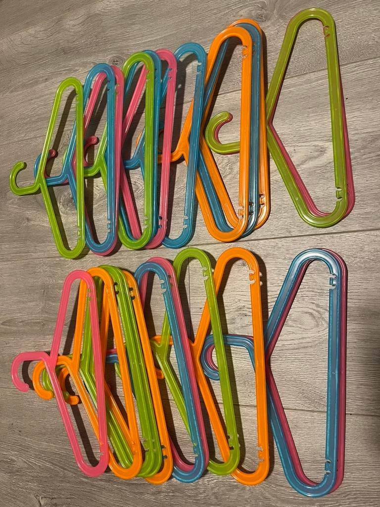 Kinderkledinghangers set van 20 stuks te koop nieuw, Ophalen of Verzenden, Zo goed als nieuw