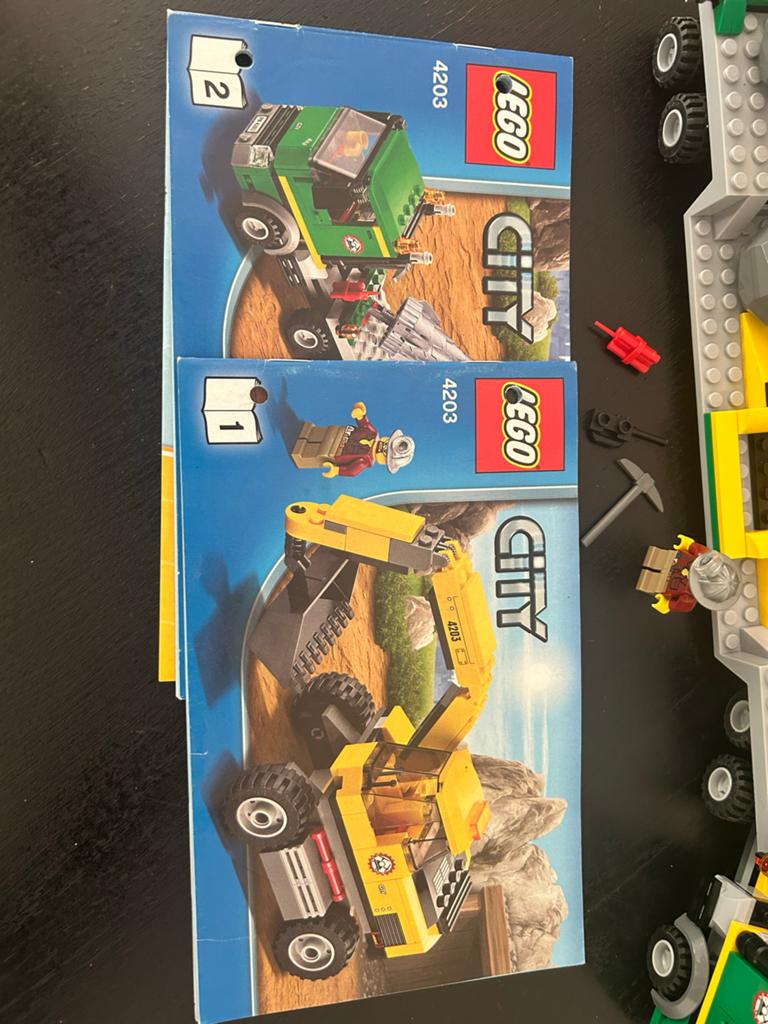 Lego City 4203 Graafmachine en Vrachtwagen Set, City, Lego, Ophalen of Verzenden, Zo goed als nieuw