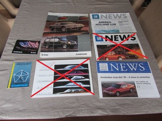 General Motors Folders, Ophalen of Verzenden, Zo goed als nieuw, Overige merken, General Motors