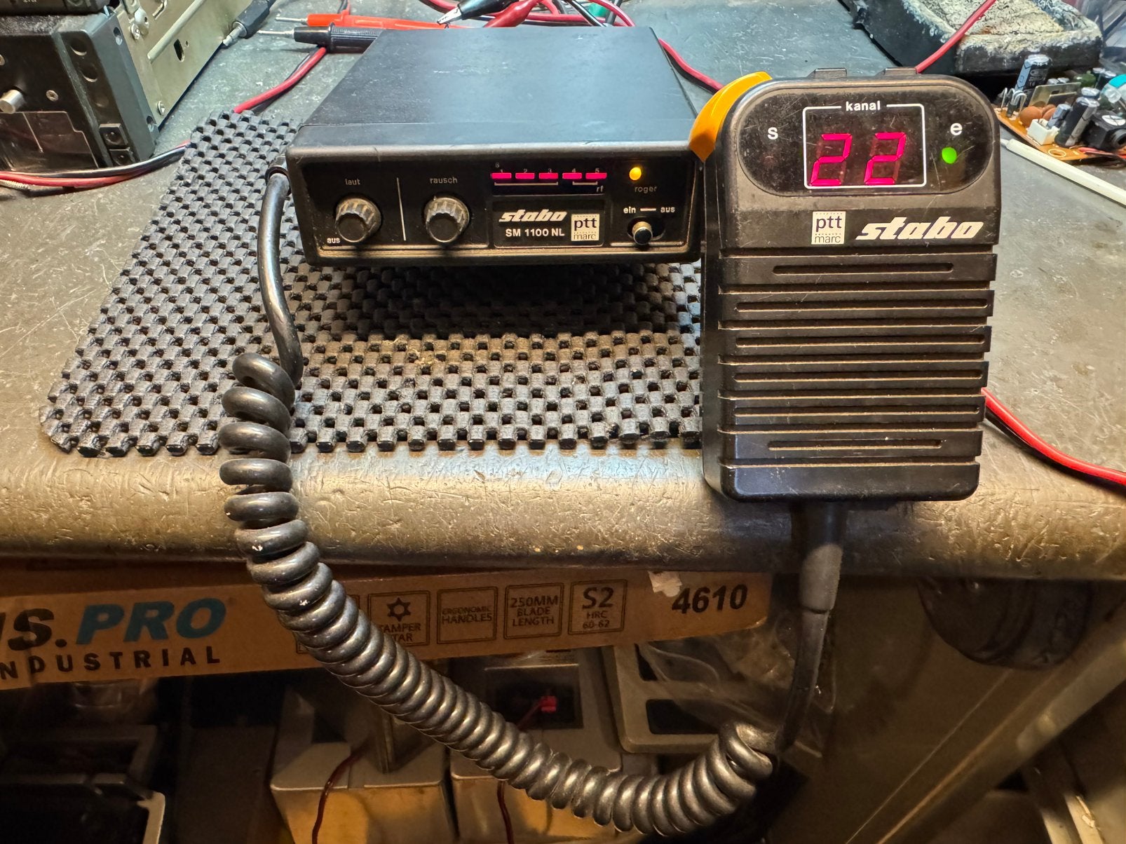 27 mc stabo sm 1100  pr incl vzk, Ophalen of Verzenden, Gebruikt, Zender en Ontvanger