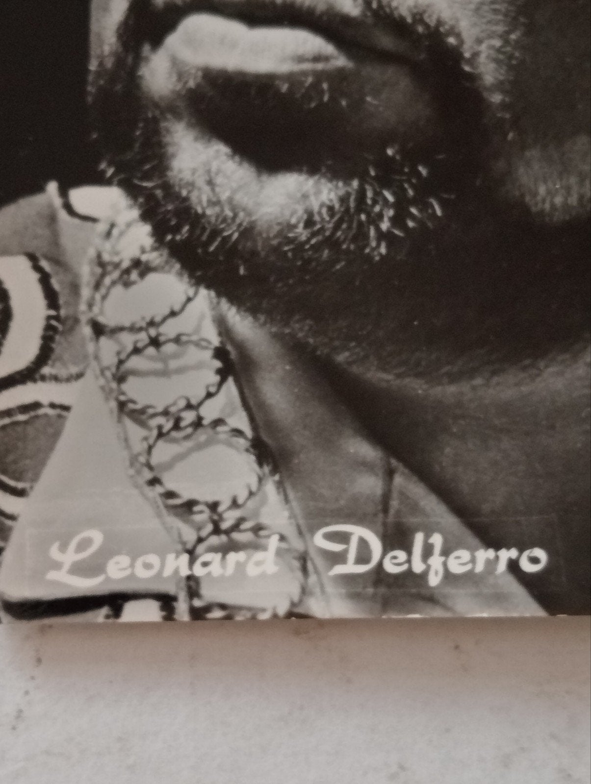 Leonard Delferro 1973 persfoto 'muzikale cocktail', Ophalen of Verzenden, 1960 tot 1980, Zo goed als nieuw, Overige onderwerpen