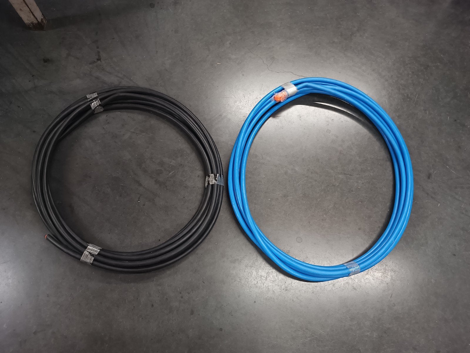 LAPP H07V-K 50mm2 Kabel - Blauw & Zwart (2x10 meter), Ophalen of Verzenden, Nieuw, Overige merken, Kabel of Snoer