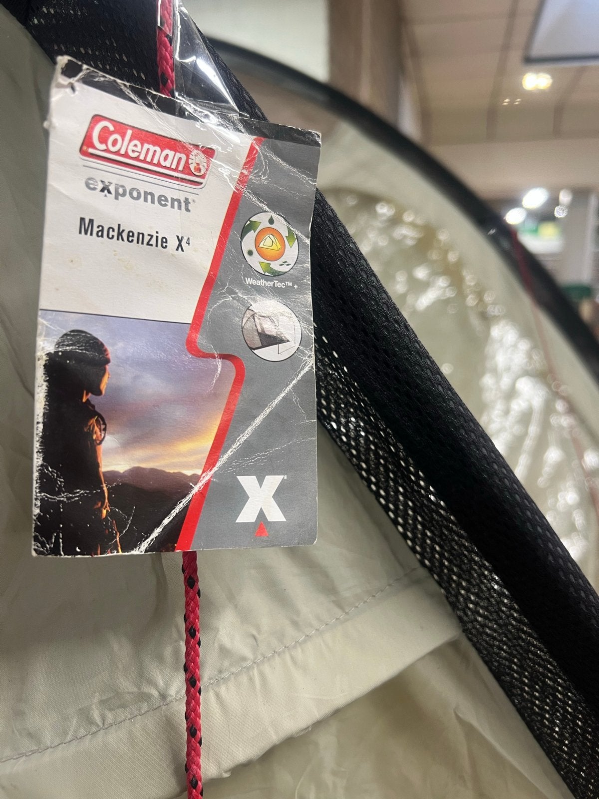 Coleman Exponent Mackenzie X4 Tent - Ruime 4-persoons tent, Ophalen, Gebruikt, Tot en met 4