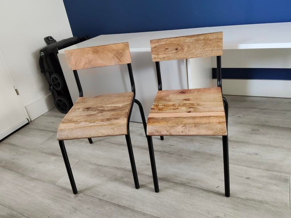 2 kidsdepot kinder stoeltjes, Ophalen, Zwart, Twee