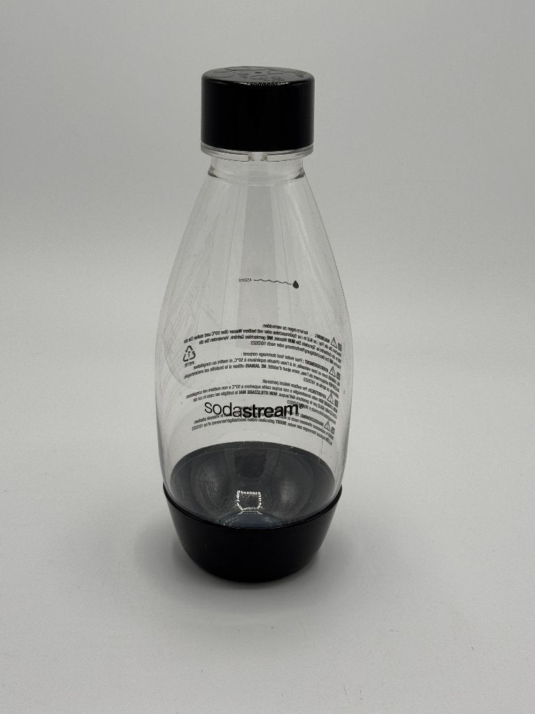 Sodastream fles 1L met zwarte dop, Ophalen of Verzenden, Zo goed als nieuw