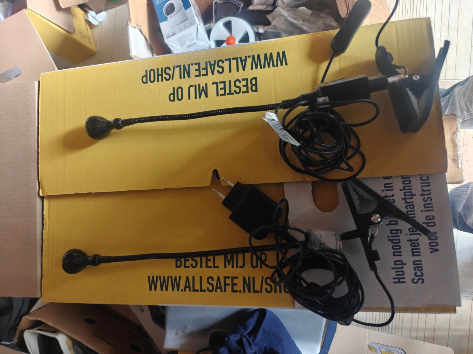 IKEA LED-klemlampen (2 stuks) - Zwart, flexibel, Zwart, Zo goed als nieuw, Verstelbaar, Ophalen of Verzenden