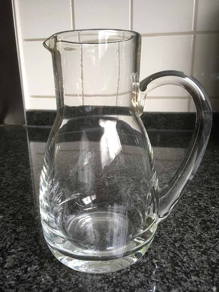 Schenkkan Waterkan Sapkan Kleine Glas - Nieuw, Glas of Glazen, Overige merken, Nieuw, Ophalen of Verzenden