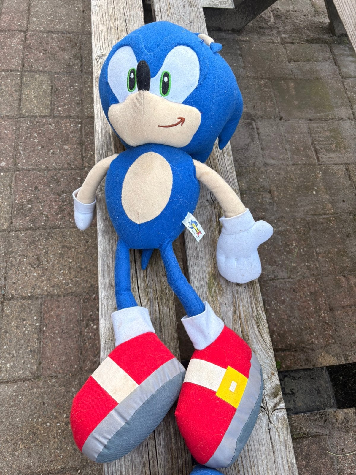 Sonic knuffel grote en kleine, Ophalen, Gebruikt