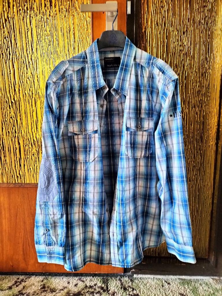 Hele mooie staat: ANGELO LITRICO HERENBLOUSE MAAT 2XL !, Kleding | Heren, Overhemden, Angelo Litrico, Zo goed als nieuw, Overige halswijdtes