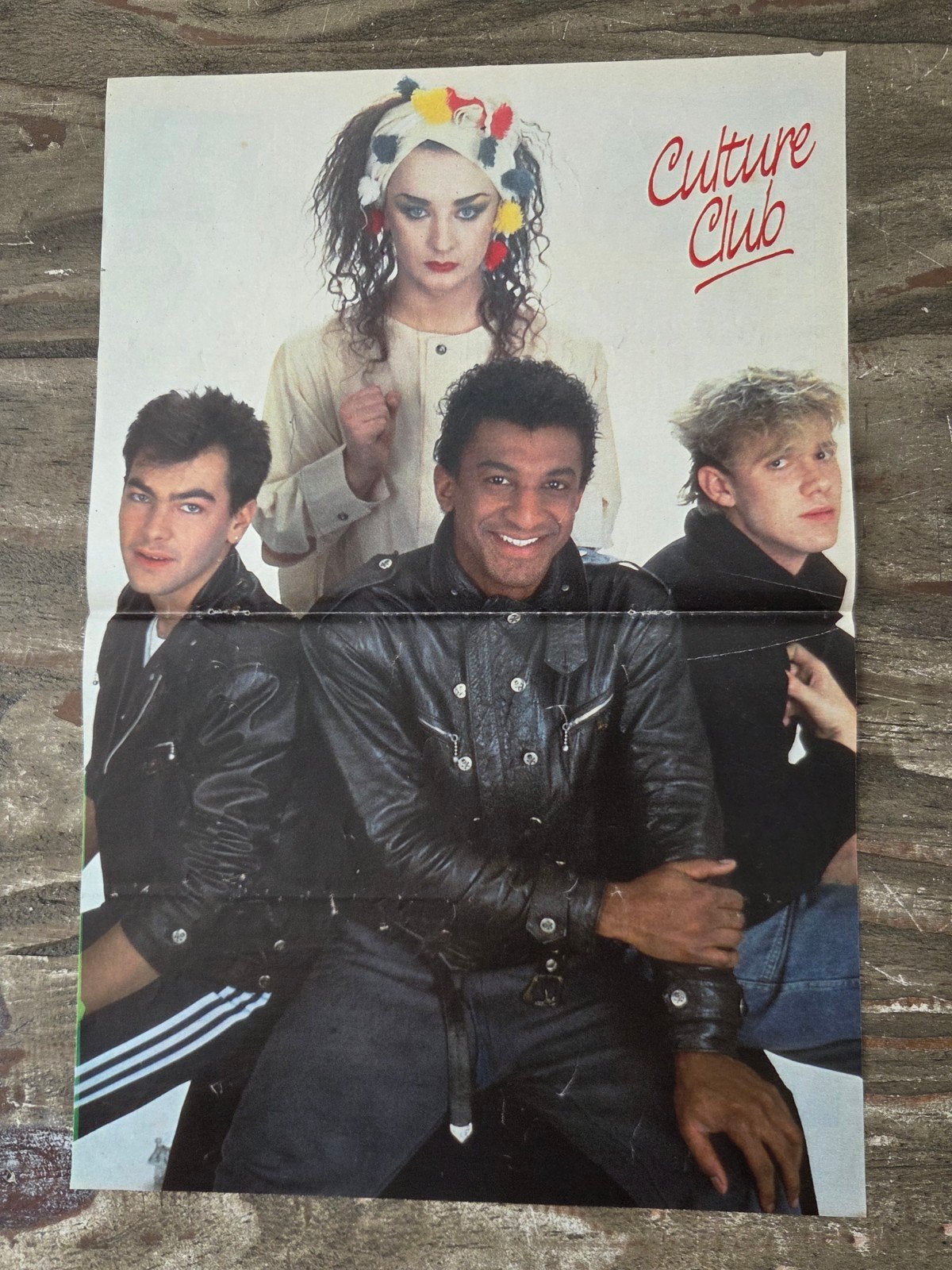 Vintage Culture Club Poster - Boy George, Verzamelen, Posters, Ophalen of Verzenden, Zo goed als nieuw, A1 t/m A3, Muziek