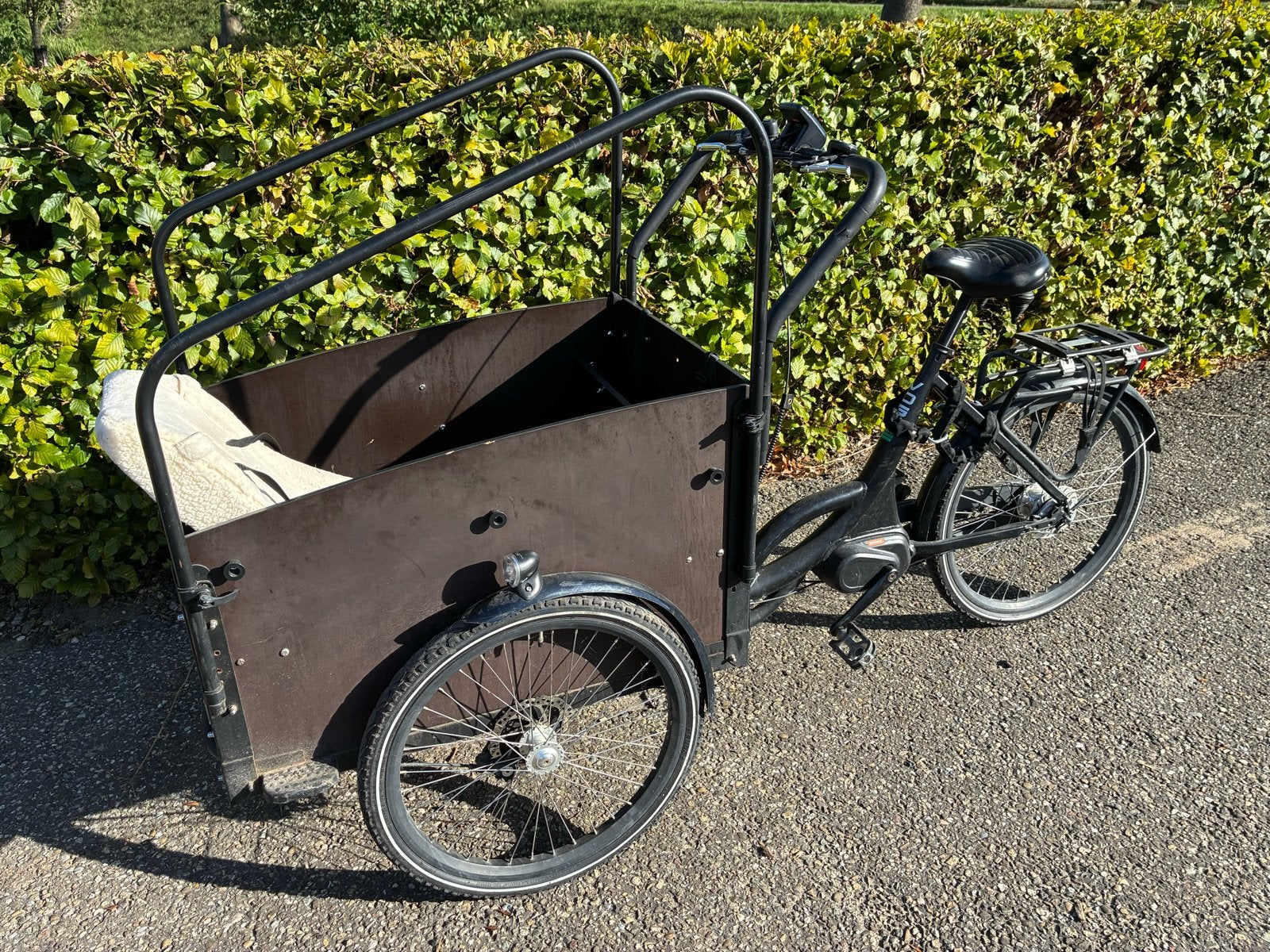 Elektrische bakfiets - Ideaal voor kinderen en boodschappen, Fietsen en Brommers, Gebruikt, Elektrisch, 2 kinderen, Schijfrem