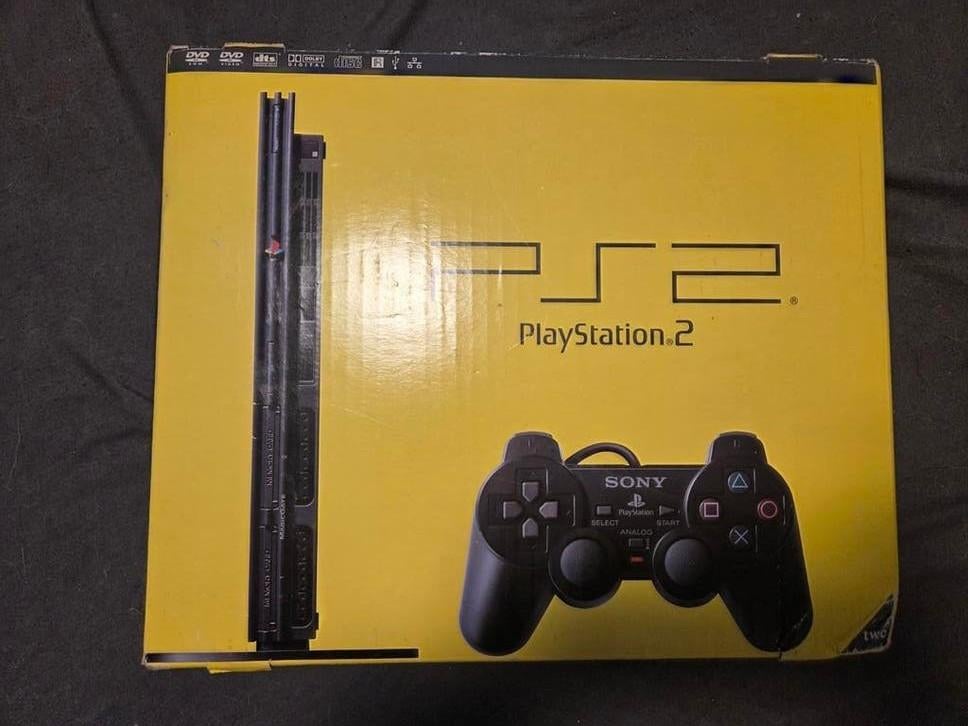Lege doos met inlay voor PlayStation 2 Slim, Ophalen of Verzenden, Gebruikt, Slim