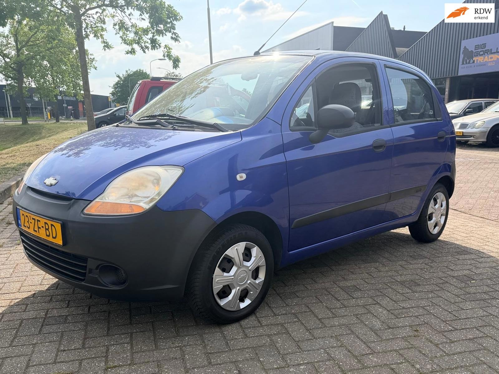 Chevrolet Matiz 0.8 Benzine - APK 11-2026 - Rijdt goed, Auto's, Voorwielaandrijving, Gebruikt, ABS, Blauw