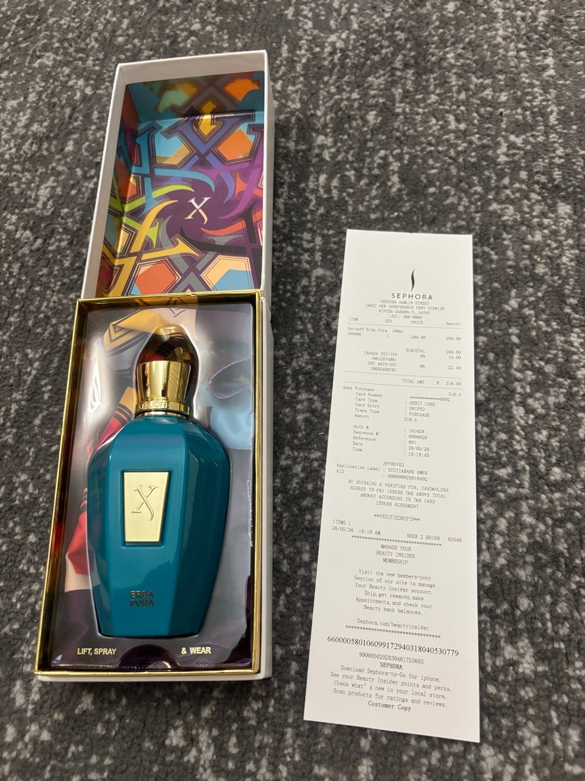 Xerjoff Erba Pura Eau de Parfum 100ml, Ophalen of Verzenden, Zo goed als nieuw