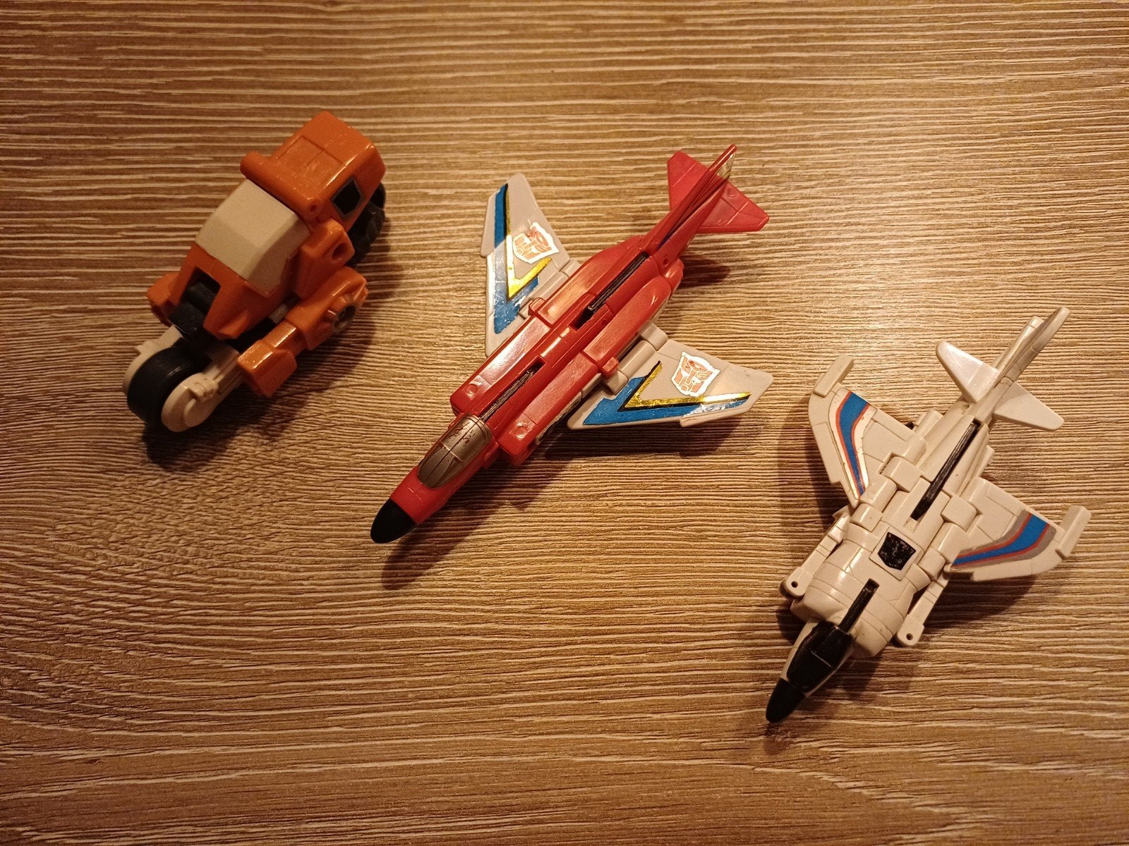 3 Transformers G1 Hasbro (1985-1987) - Gebruikt, Verzamelen, Transformers, G1, Ophalen of Verzenden, Gebruikt