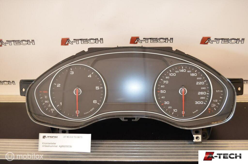 Kilometerteller Audi A7 4GA 3.0 TDI ('10-'17) 4g8920933b, Auto-onderdelen, Dashboard en Schakelaars, Audi, Gebruikt, Ophalen of Verzenden