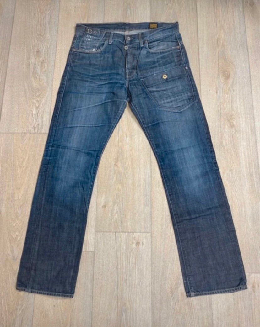 G‑Star RAW 3301 – blauw – W33 L32., G-Star Raw, Zo goed als nieuw, W33 - W34 (confectie 48/50), Verzenden