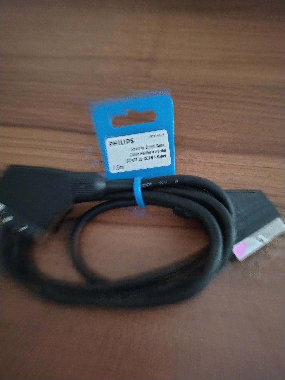 Philips Scart naar Scart Kabel - 1.5m - (Nieuw/Ongebruikt), Audio, Tv en Foto, Audiokabels en Televisiekabels, Nieuw, Scartkabel