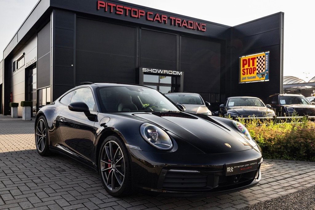 Porsche 911 992 3.0 Carrera 4S, Pano, Chrono Bose, Sportuitl, Auto's, Porsche, Automaat, Gebruikt, Zwart, Automatische klimaatregeling