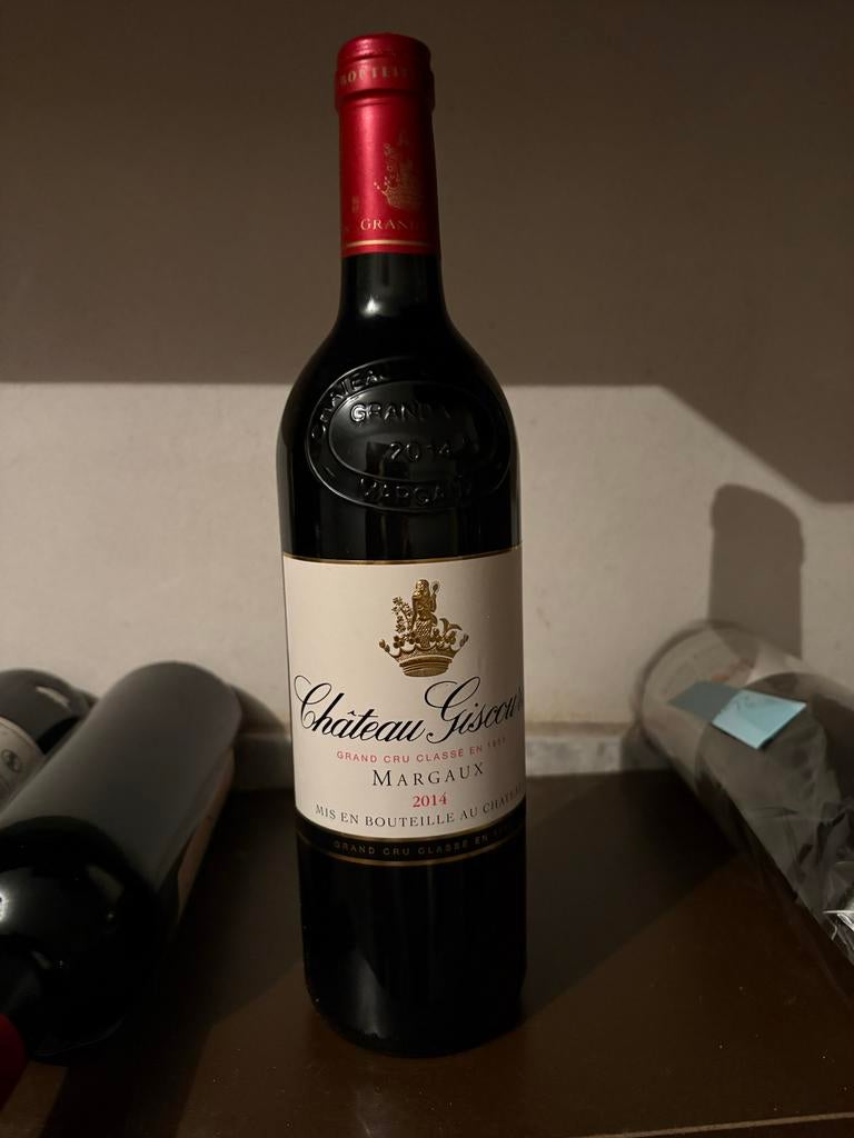Château Giscours Margaux Grand Cru Classé 2014, Verzamelen, Wijnen, Ophalen of Verzenden, Zo goed als nieuw, Frankrijk, Rode wijn