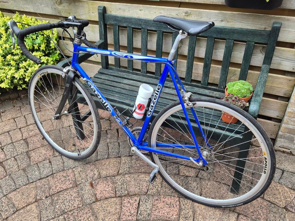 Gazelle sportfiets met klok en reserve binnenbanden, Ophalen