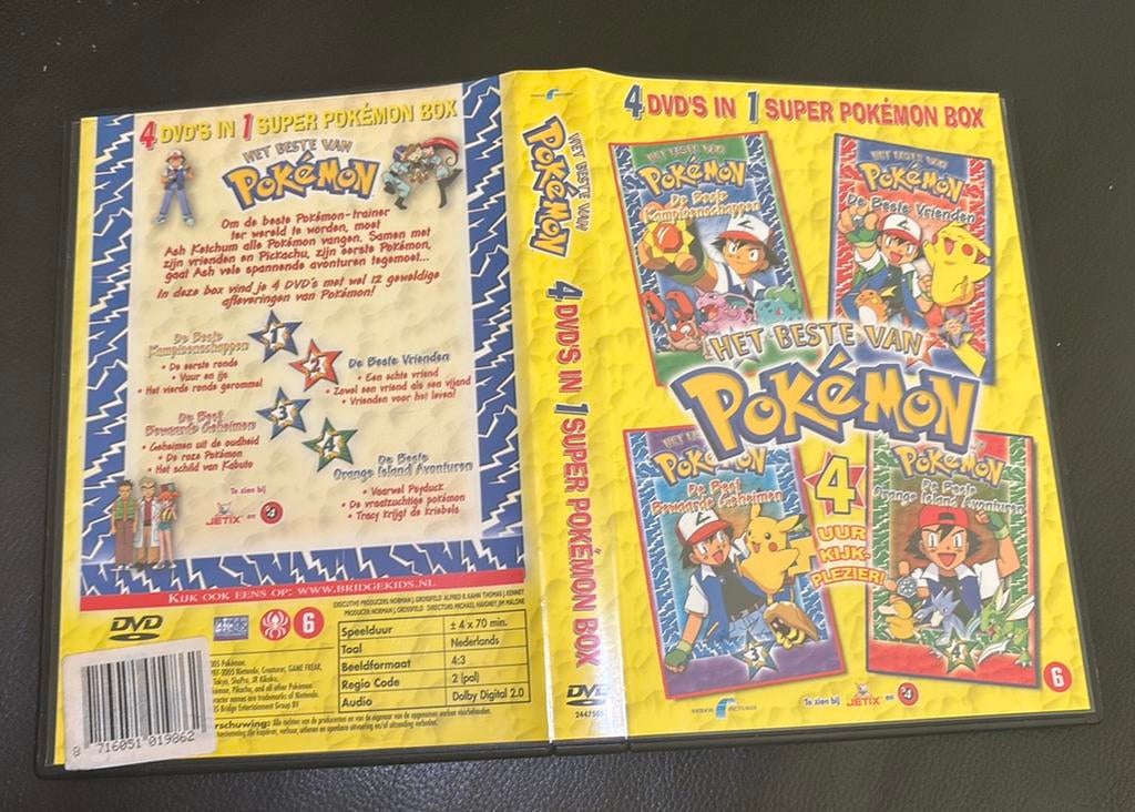 Dvd • super Pokémon box, Ophalen of Verzenden, Zo goed als nieuw, Overige typen