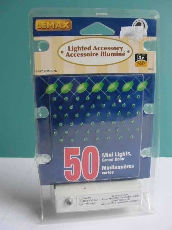 Lemax minilights 50 groen, Ophalen of Verzenden, Nieuw