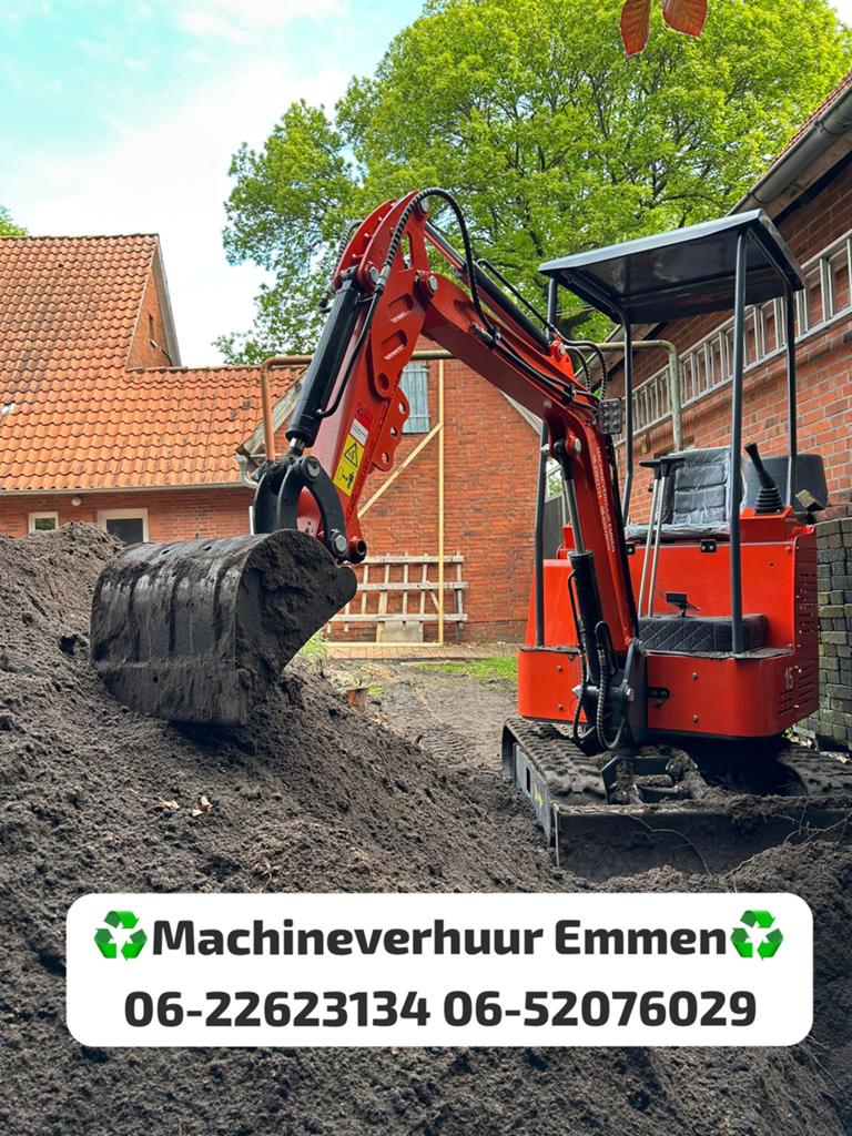 Compacte Minigraafmachine - Ideaal voor kleine klussen, Ophalen of Verzenden, Nieuw